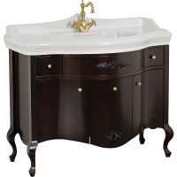 Тумба под раковину Migliore Impero 110 25957 Орех — фото 1, Тумбы под раковину