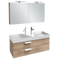 Тумба под раковину Jacob Delafon Rythmik 120 EB1305-E70 подвесная Арлингтонский дуб — фото 3, Тумбы под раковину