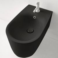 Биде Kerasan Nolita 532531*1 подвесное Черное матовое — фото 1, Биде