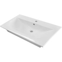 Тумба с раковиной Misty Бриз 80 УТ000023905 подвесная Белая матовая — фото 5, Тумбы с раковиной