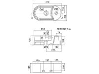 Раковина Scarabeo Seventy 41 8093/B Белая — фото 4, Мини-раковины