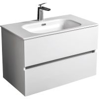 Тумба под раковину Boheme Armadi Art Vallessi 80 837-080-W подвесная White — фото 1, Мебель для ванной