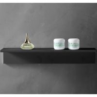 Полка из искусственного камня Abber Stein AS1654MB Черная матовая — фото 1, Полки для ванной и душа