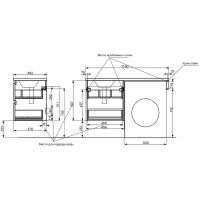 Тумба с раковиной Эстет Dallas Luxe 115 L ФР-00002296 подвесная Белая — фото 9, Тумбы с раковиной