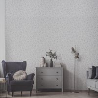 Обои Andrea Rossi Spectrum Pro 54382-5 Винил на флизелине (1,06*10) Белый/Голубой, Листья — фото 3, Обои для стен