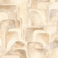 Обои Zambaiti Parati Savana 77540 Винил на флизелине (0,53*10,05) Коричневый/Бежевый, Абстракция/Геометрия — фото 1, Обои для стен