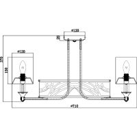 Люстра Maytoni House Vittoria H004CL-05BG Кремовая Золото — фото 3, Люстры
