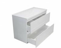 Тумба с раковиной Эстет Bali 75 ФР-00002085 подвесная Белая — фото 2, Тумбы с раковиной