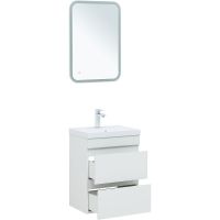 Товар: Тумба под раковину Aquanet Нота New 50 335416 подвесная Белый глянец - фото 7 Тумба под раковину Aquanet Нота New 50 335416 подвесная Белый глянец — фото 7, Мебель для ванной