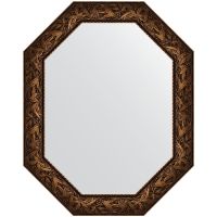 Зеркало Evoform Polygon 98х78 BY 7232 в багетной раме - Византия бронза 99 мм — фото 1, Мебель для ванной