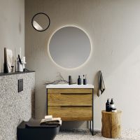 Зеркало Aqwella Moon 60 MOON0206 с подсветкой с бесконтактным выключателем — фото 2, Мебель для ванной