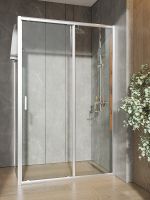 Душевой уголок Orange 120x80 E23-12080TCR профиль Хром стекло прозрачное — фото 3, Прямоугольные душевые уголки