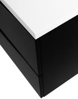 Тумба под раковину BelBagno Marino 110 подвесная Nero Lucido арт-MARINO-1100-2C-SO-NL-P — фото 7, Тумбы под раковину