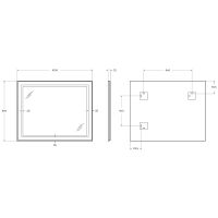 Товар: Зеркало BelBagno Kraft 100 SPC-KRAFT-1000-800-SENS-AL с подсветкой Сатин с сенсорным выключателем - фото 10 Зеркало BelBagno Kraft 100 SPC-KRAFT-1000-800-SENS-AL с подсветкой Сатин с сенсорным выключателем — фото 10, Мебель для ванной