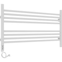 Электрический полотенцесушитель Laris Оливия ЧК8 800x500 L 73207626 Белый муар — фото 1, Электрические полотенцесушители