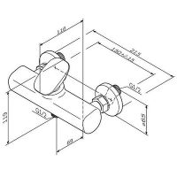 Смеситель для душа AM.PM Spirit V2.0 F70A20000 Хром — фото 10, Смеситель для душа