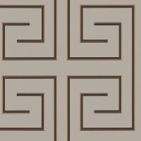 Обои Zambaiti Parati Vision 76014 Винил на флизелине (0,70*10,05) Бежевый/Коричневый/Золото, Геометрия — фото 1, Обои для стен