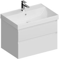 Товар: Тумба под раковину Kerama Marazzi Cubo 70 CUB.70.2\WHT.M подвесная Белая матовая - фото 2 Тумба под раковину Kerama Marazzi Cubo 70 CUB.70.2\WHT.M подвесная Белая матовая — фото 2, Мебель для ванной