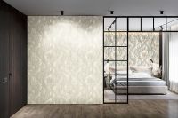 Обои Fipar Gold R 23624 Винил на флизелине (1,06*10,05) Белый/Серебряный, Мрамор/Цветы — фото 5, Обои для стен