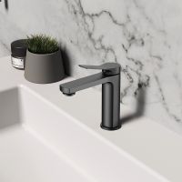 Смеситель для раковины Vincea Arco Черный матовый арт-VBF-4AR01MB — фото 2, Смесители для раковины