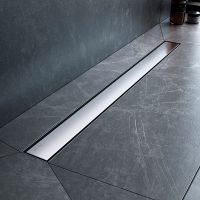 Душевой лоток AM.PM MasterFlow 80 W01SC-U11-080-04SB с решеткой Хром матовый / под плитку Tile — фото 7, Душевые лотки