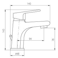 Товар: Смеситель для раковины Rav Slezak Colorado CO127.5 Хром - фото 5 Смеситель для раковины Rav Slezak Colorado CO127.5 Хром — фото 5, Смесители для раковины