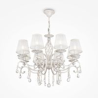 Товар: Люстра Maytoni Elegant Grace ARM247-08-G Белая Золото - фото 7 Люстра Maytoni Elegant Grace ARM247-08-G Белая Золото — фото 7, Люстры