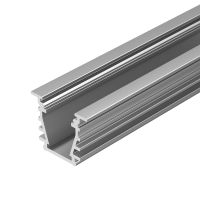 Профиль алюминиевый Arlight 016971 встраиваемый с накладным фланцем Серебристый — фото 2, Профили для светодиодных лент