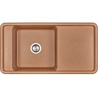 Кухонная мойка Aquaton Беллис 97 1A725132BS270 Терракот — фото 1, Кухонные мойки