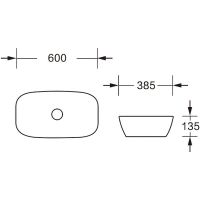 Товар: Раковина-чаша Ceruttispa 60 CR0063 9855 Белая - фото 5 Раковина-чаша Ceruttispa 60 CR0063 9855 Белая — фото 5, Раковины