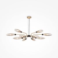Люстра Maytoni Modern Ventura MOD012CL-12G Янтарная Золото матовое — фото 3, Люстры