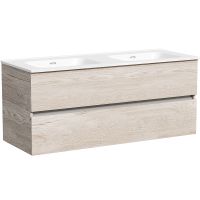 Тумба под раковину Sancos Urban 120 UR120-2EG подвесная Дуб Галифакс натуральный — фото 1, Тумбы под раковину