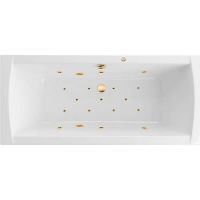 Акриловая ванна Excellent Aquaria Lux 180x80 WAEX.AQU18.RELAX.GL с гидромассажем — фото 1, Ванны