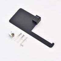 Держатель туалетной бумаги Raglo R301.03.06 с полкой Черный матовый — фото 12, Держатели туалетной бумаги