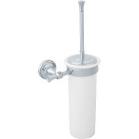 Ершик для унитаза Migliore Fortuna 27734 Белый матовый Хром — фото 1, Ершики для унитаза