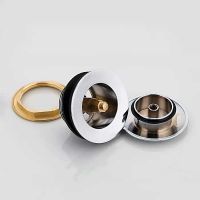 Донный клапан Frap F63 click-clack Хром — фото 3, Донные клапаны