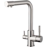 Смеситель для кухни Viko V-5054 Серебро — фото 1, Смесители для кухни