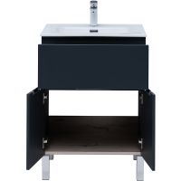 Тумба под раковину Aquanet Алвита New 60 277547 Антрацит — фото 5, Тумбы под раковину