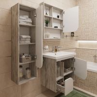 Товар: Зеркальный шкаф DIWO Самара 70 R SAM.Z.70/P/DS Дуб скандинавский - фото 6 Зеркальный шкаф DIWO Самара 70 R SAM.Z.70/P/DS Дуб скандинавский — фото 6, Мебель для ванной