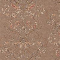 Обои Decori-Decori Gioiello 82513 Винил на флизелине (1,06*10,05) Коричневый, Дамаск — фото 1, Обои для стен