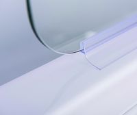 Шторка на ванну Esbano ES-1480 80 ESDV1480 профиль Хром стекло прозрачное — фото 9, Шторки для ванной распашные