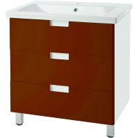 Тумба под раковину Bellezza Пегас 90 4630415140037 Красная — фото 1, Тумбы под раковину