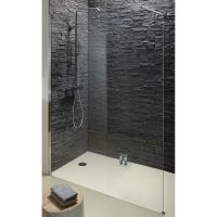 Душевая перегородка Jacob Delafon Contra 100 E22W100-GA профиль Хром стекло прозрачное — фото 1, Душевые перегородки