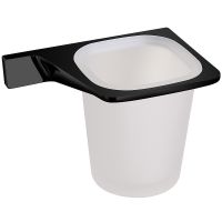 Стакан для зубных щеток Art&Max Gina AM-G-2731-Nr Черный — фото 1, Мыльницы