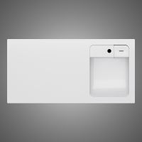 Раковина AM.PM X-Joy 100 R M85AWPR1001WG с местом под стиральную машину Белая — фото 6, Раковины на стиральную машину