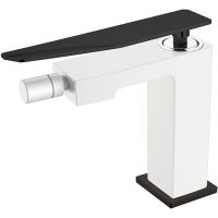 Смеситель для биде Boheme Q 146-WB.2 Белый Черный — фото 1, Смесители