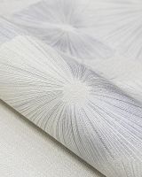 Обои Solo Wagasa SL8909-21 Винил на флизелине (1,06*10) Серый/Бежевый/Серебряный, Абстракция/Цветы — фото 2, Обои для стен