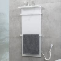 Товар: Электрический полотенцесушитель Black&White Universe 40x90 388WM с полкой Белый - фото 2 Электрический полотенцесушитель Black&White Universe 40x90 388WM с полкой Белый — фото 2, Электрические полотенцесушители