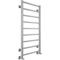 Водяной полотенцесушитель Terminus Контур П9 500х1000 4670078529688 Хром, нижнее подключение, G 1/2" ВР, с угловым соединением — фото 1, Водяные полотенцесушители