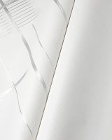 Обои Accento Modern 286891 Винил на флизелине (1,06*10,05) Белый/Серебряный, Геометрия/Абстракция — фото 3, Обои для стен